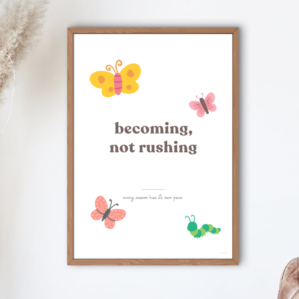 Becoming, Not Rushing
