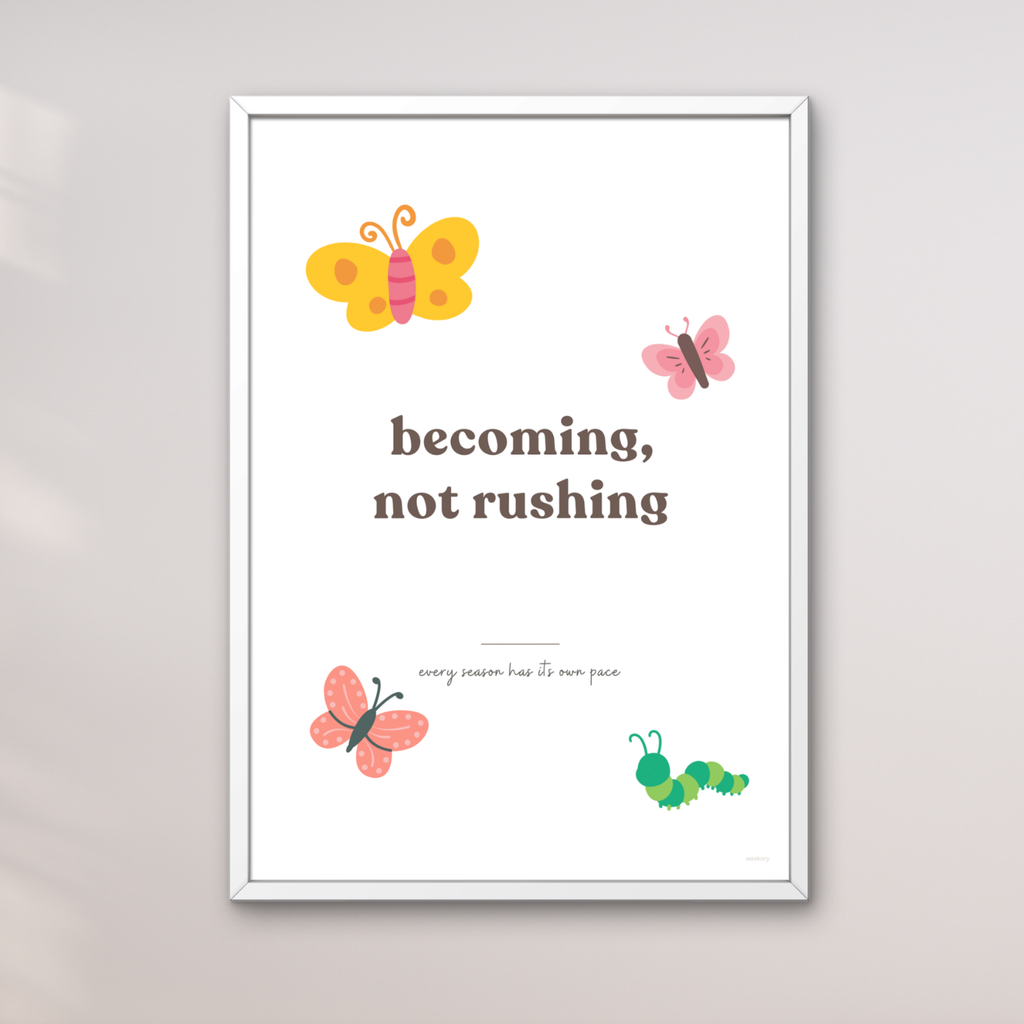 Becoming, Not Rushing