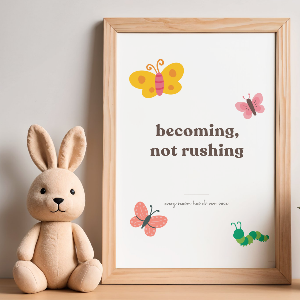 Becoming, Not Rushing
