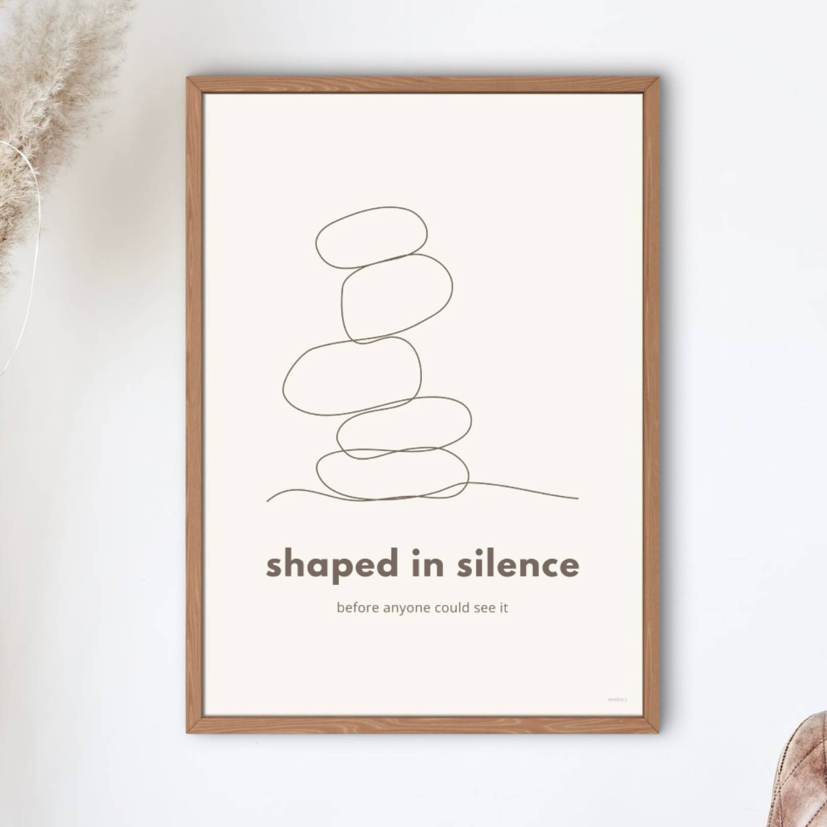 Shaped in silence