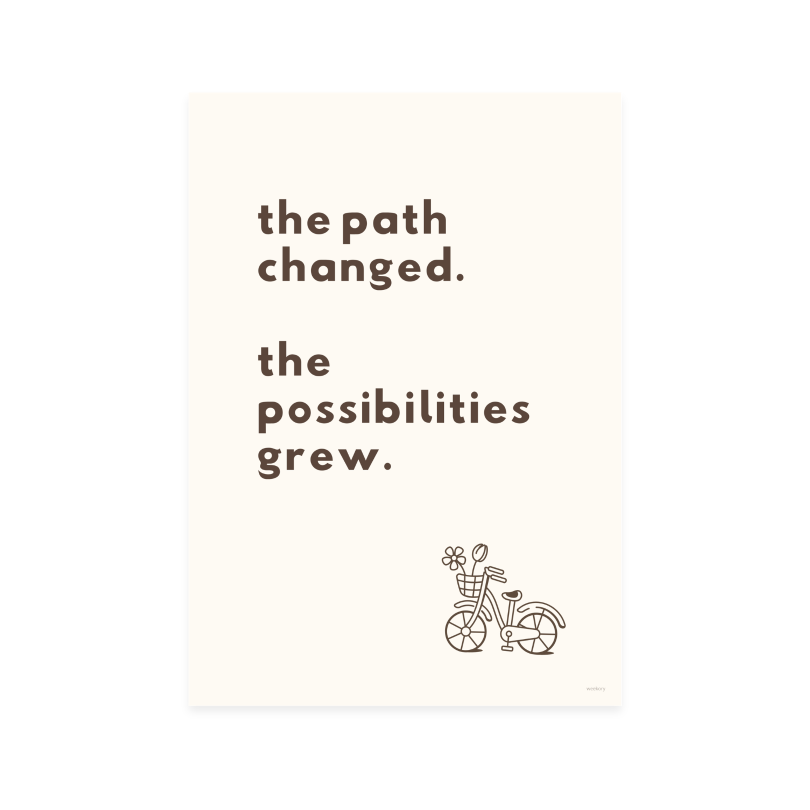The path changed. The possibilities grew.