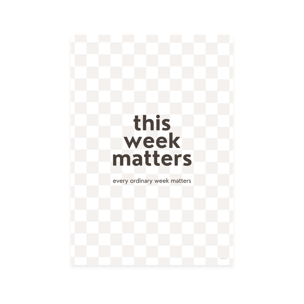 This week matters