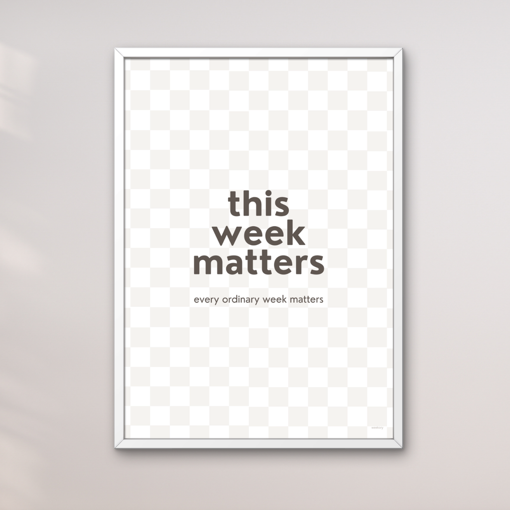 This week matters
