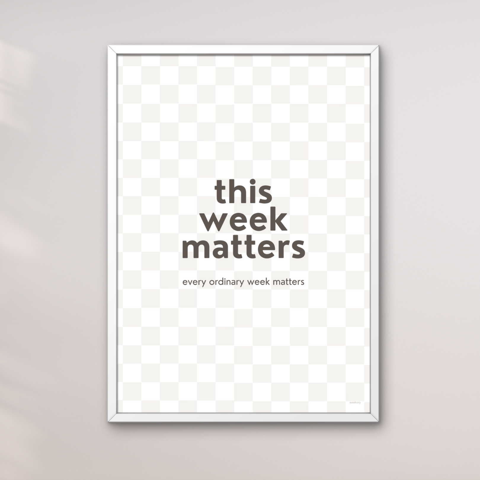 This week matters