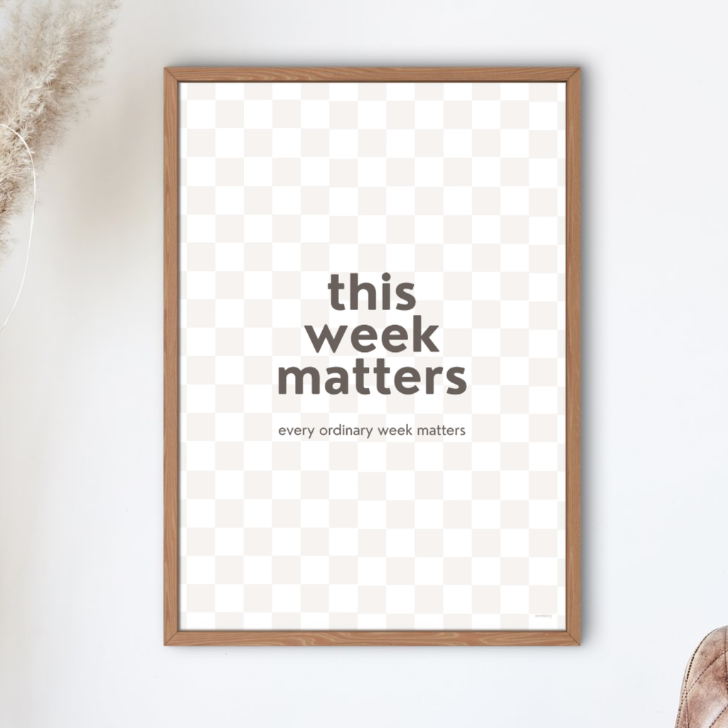 This week matters
